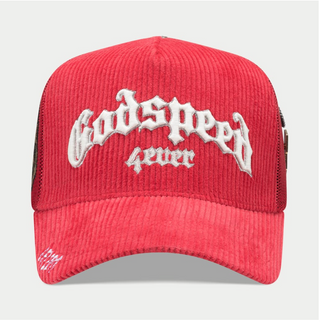 Godspeed | GS FOREVER TRUCKER HAT (Rose Corduroy)