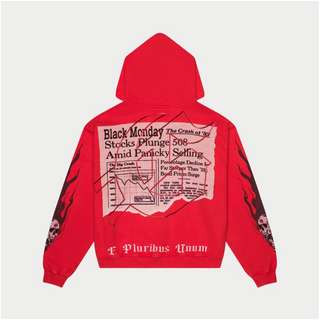 Godspeed | Black Monday Hoodie (Red Wash)