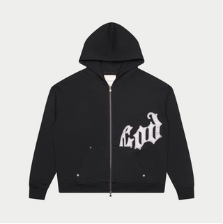 Godspeed | OG Logo Sweatsuit V2 (Black/Silver Satin)