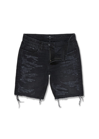 Jordan Craig | Retro - Riverside Denim Shorts (Black Shadow)