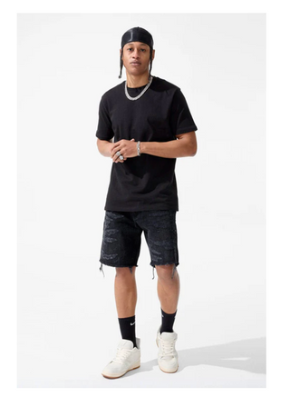 Jordan Craig | Retro - Riverside Denim Shorts (Black Shadow)
