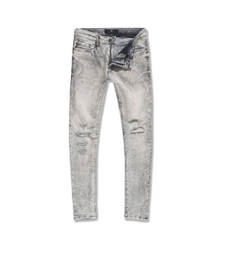 Jordan Craig | Big Men's Sean Attitude Denim (Bone White)