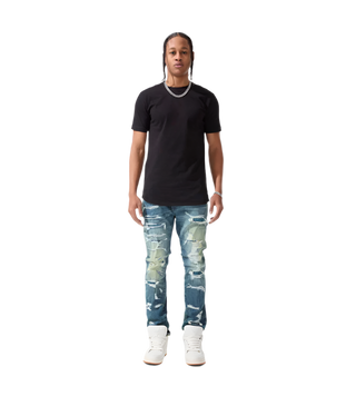 Jordan Craig | Ross - Black Widow Denim (Azure Gold)