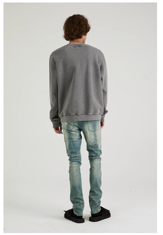 RTA | CHARLES SWEATSHIRT | STONE CRACKED LOGO