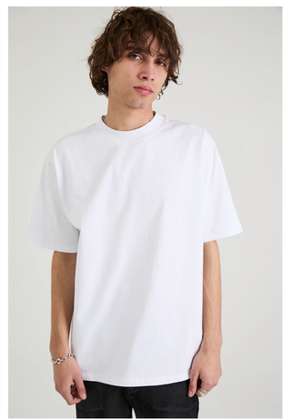 RTA | RICO MOCK NECK SHORT SLEEVE TEE | White