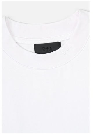 RTA | RICO MOCK NECK SHORT SLEEVE TEE | White