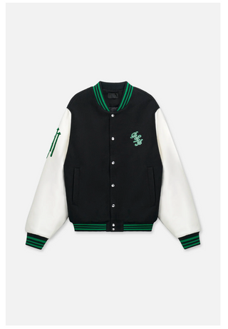 RTA | MARTY JACKET | BLACK WHITE SCRIPT LOGO