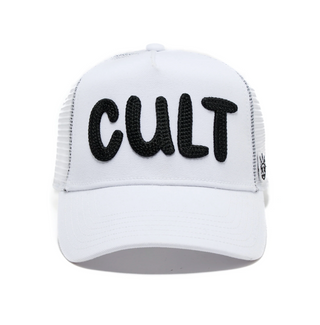 Cult Of Individuality | Cult's Cult Chain Logo Hat in White