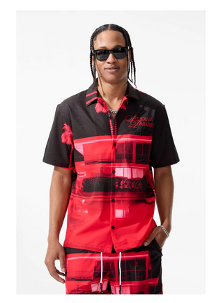 Jordan Craig | Wanderlust S/S Party Shirt (Red)