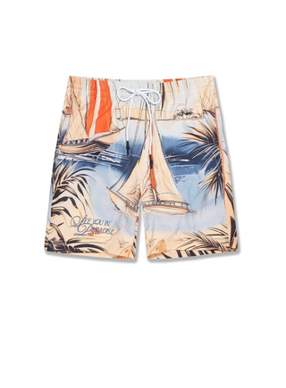 Jordan Craig | Wanderlust S/S Party Shorts (Cream)