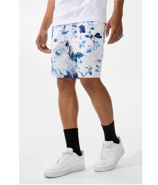 Jordan Craig | Retro - Ibiza Lounge Shorts (Blue Floral)