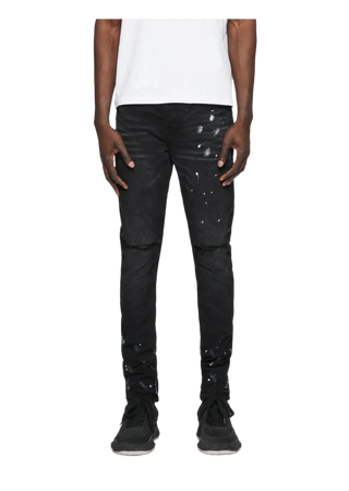 Purple Brand |P001 Black Resin Knee Slit