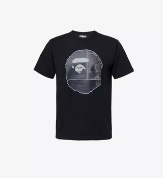 Bathing Ape | A Rising Bape logo-patch short-sleeve cotton-jersey T-shirt