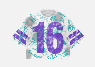 Syndicate | "16 Crop Tee" Aqua