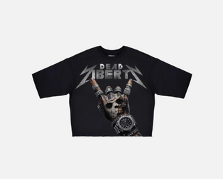 Roku Studio | DEAD LIBERTY RHINESTONES CROPPED TEE (Black)