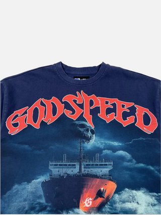 Godspeed | Godspeed Sea Sick T-shirt Navy