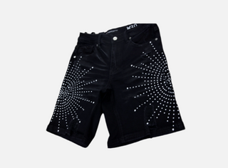 Hudson | Studded Burst Shorts (Black)