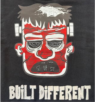 Focus Kids | 'Face' Cropped T-Shirt (Black)