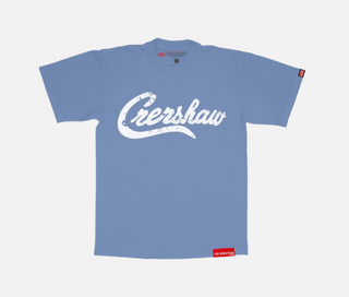 The Marathon Clothing | Vintage Crenshaw T-Shirt - Mountain Blue/White