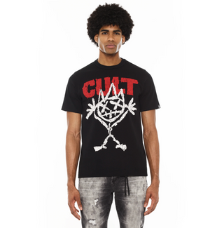 Cult Of individuality | SHORT SLEEVE HEAVY WEIGHT CREW NECK "ILLUSION" TEE