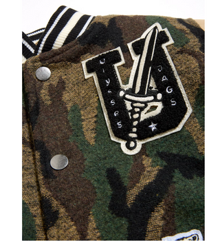 Jordan Craig | Kids Life of Vice Varsity Jacket (Vintage Camo)