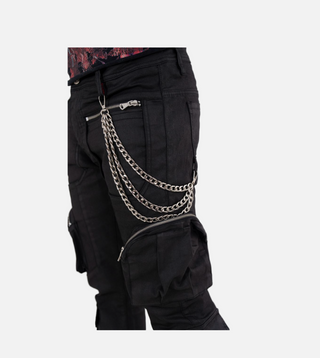 Elite Kids | WAX Mens Stacked Denim Jet Black