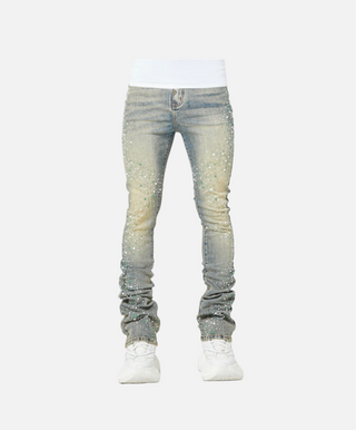 Guapi | Vintage Olive Pearls Denim