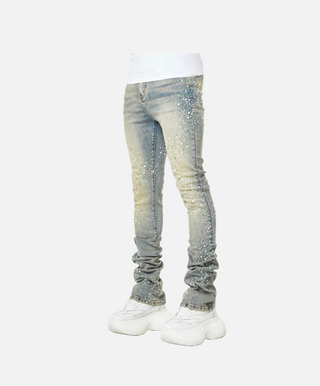 Guapi | Vintage Olive Pearls Denim