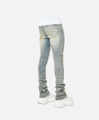 Guapi | Vintage Olive Pearls Denim