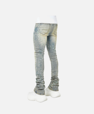Guapi | Vintage Olive Pearls Denim