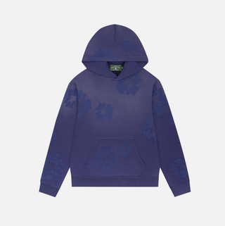 Denim Tears |  Mono Cotton Wreath Hoodie 'Washed Blue'