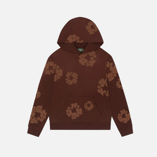 Denim Tears |  Mono Cotton Wreath Hoodie 'Brown'