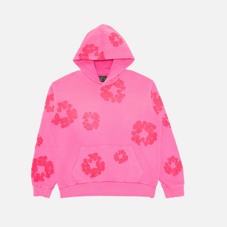 Denim Tears |  Mono Cotton Wreath Hoodie 'Pink'