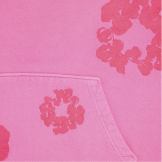 Denim Tears |  Mono Cotton Wreath Hoodie 'Pink'