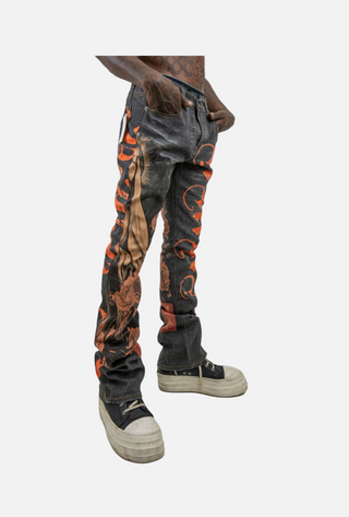 Armor Jeans | DIGITAL PRINT STACKED JEANS