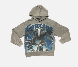 Concept | "BLACKHAWK" HOODY - GRY WASH