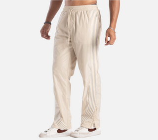 Kindred | NYLON STRIPED PANTS (Cream)