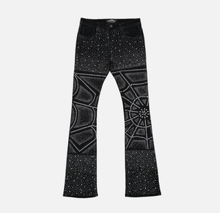 Vicious | EMBELLISHED RHINESTONE FLARE DENIM