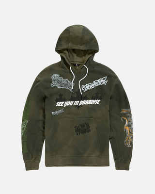 See You in Paradise | The Reaper Pullover Hoodie (Olive)