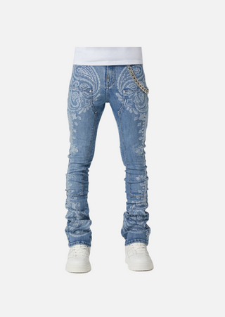 Guapi | Vintage Blue Paisley Denim