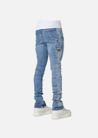 Guapi | Vintage Blue Paisley Denim