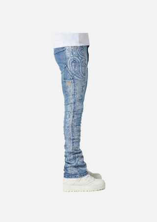 Guapi | Vintage Blue Paisley Denim