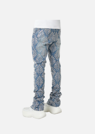 Guapi | Steel Blue Embellished Denim V2