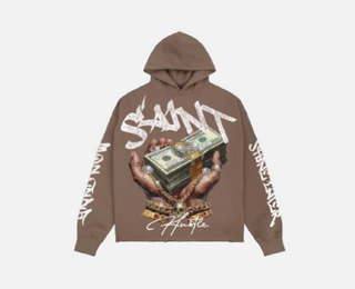 Roku Studio | SAINT HUSTLE FLEECE HOODIE (Taupe)