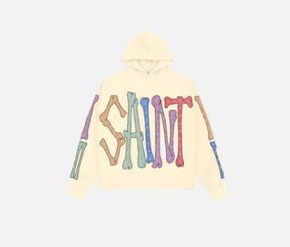 Roku Studio | SAINT BONES BOXY FLEECE HOODIE (EggShell)