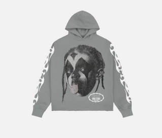 Roku Studio | BRAVE HEART BOXY FLEECE HOODIE (Concrete)