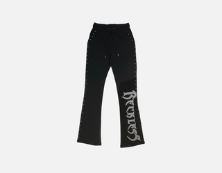 Focus | Focus Reckless Stud Cropped Sweatpants (Black)