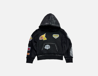 Elite Kids | Strong Washed Rhinestone Hoodie