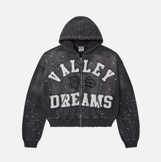 Vale Forever | Classico Zip Up Hoodie Black