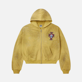 Vale Forever | Sun Clustered Zip Up Hoodie Yellow